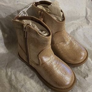 Old Navy Shimmering Gold Kids Boots